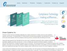 Tablet Screenshot of oceansys.com